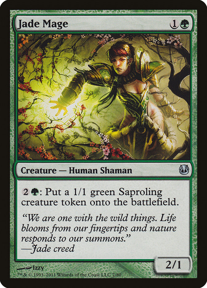 Jade Mage [Duel Decks: Ajani vs. Nicol Bolas] Magic: The Gathering