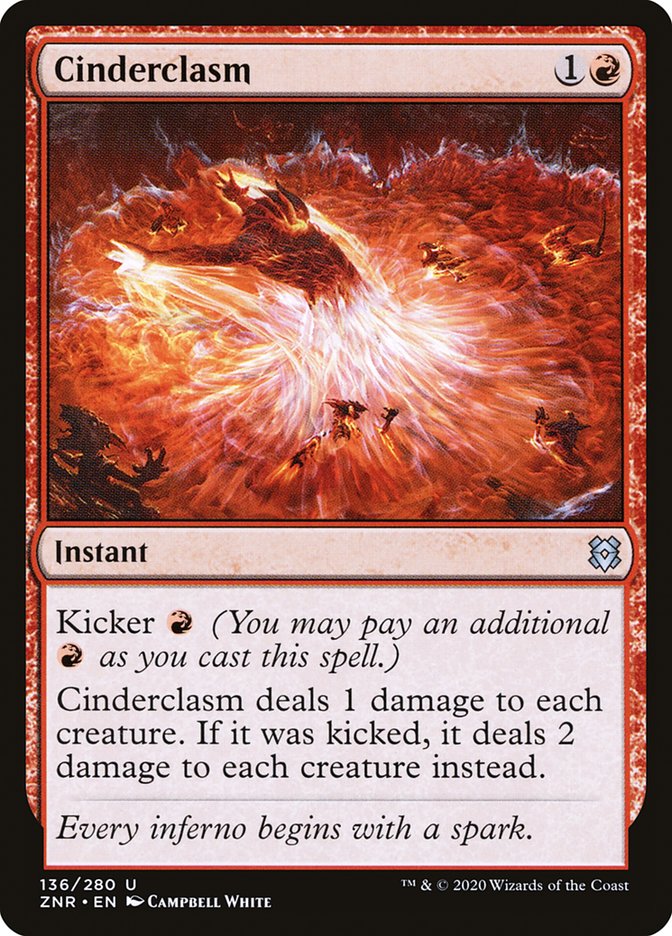 Cinderclasm [Zendikar Rising] Magic: The Gathering