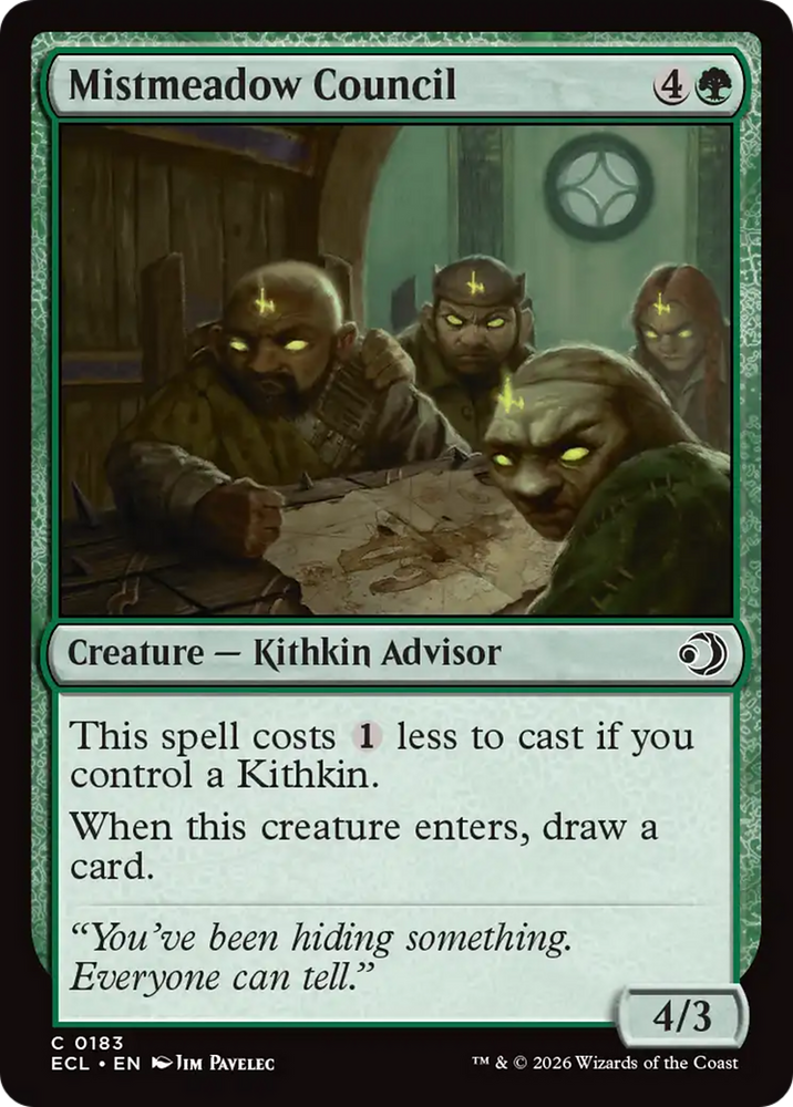 Mistmeadow Council [Lorwyn Eclipsed] Magic: The Gathering
