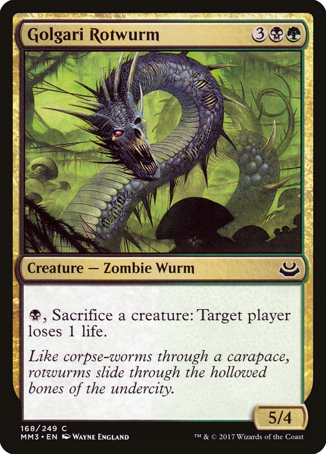 Golgari Rotwurm [Modern Masters 2017] Magic: The Gathering