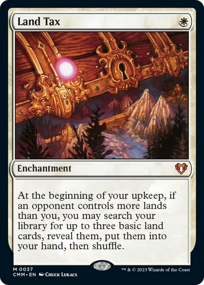 Land Tax [Commander Masters] Magic: The Gathering