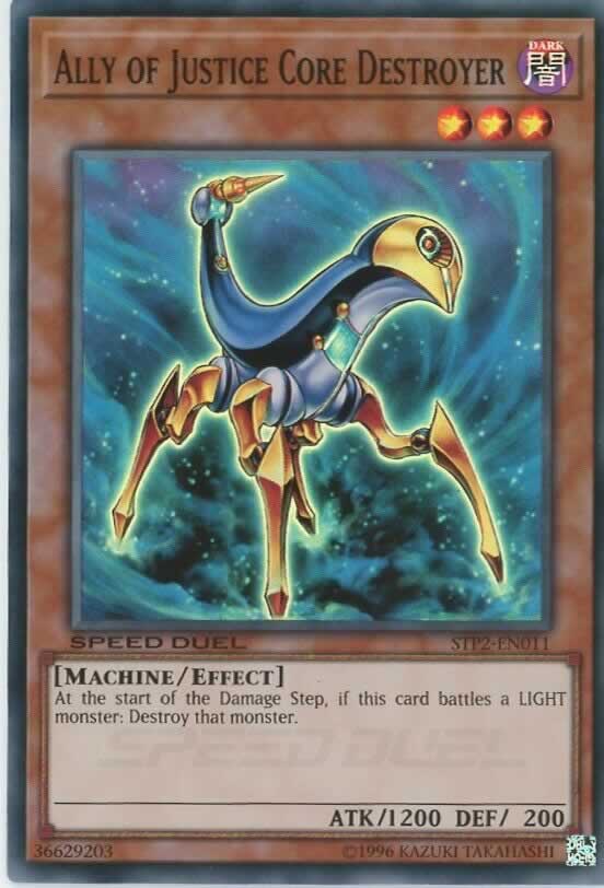 Ally of Justice Core Destroyer [STP2-EN011] Super Rare - Yugioh Cards For Your TCG Needs!