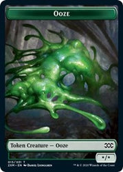 Ooze // Wurm (030) Double-Sided Token [Double Masters Tokens] Magic: The Gathering