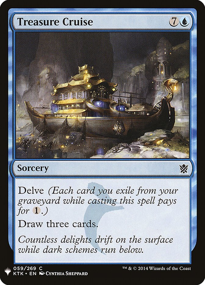 Treasure Cruise [Mystery Booster] Magic: The Gathering