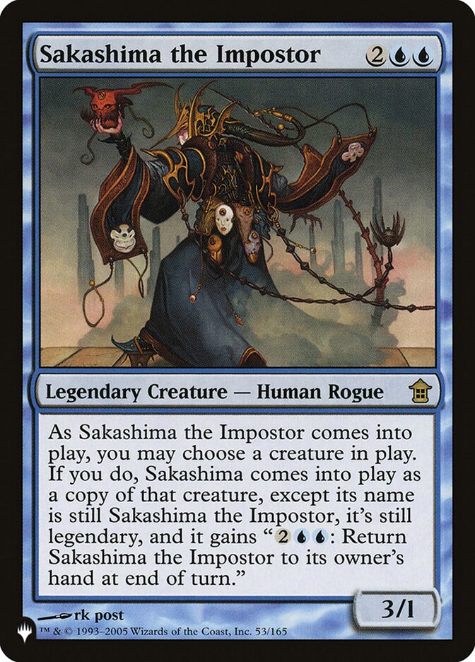 Sakashima the Impostor [Secret Lair: Heads I Win, Tails You Lose] Magic: The Gathering