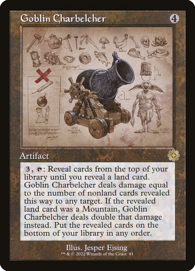 Goblin Charbelcher (Retro Schematic) [The Brothers' War Retro Artifacts] Magic: The Gathering