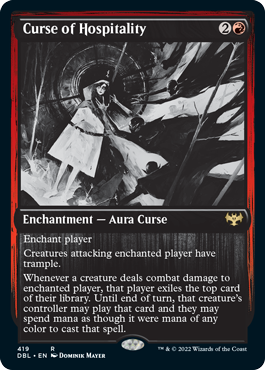 Curse of Hospitality [Innistrad: Double Feature] Magic: The Gathering