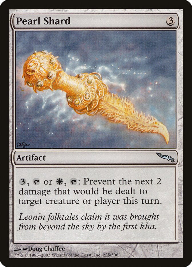 Pearl Shard [Mirrodin] Magic: The Gathering