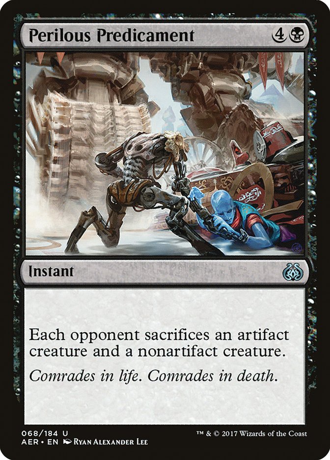 Perilous Predicament [Aether Revolt] Magic: The Gathering