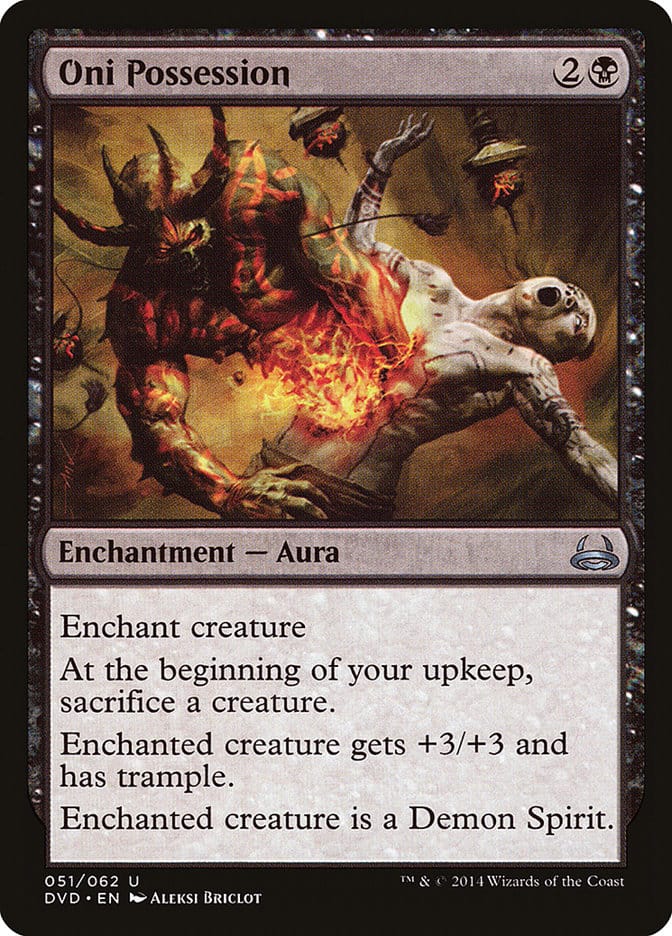Oni Possession (Divine vs. Demonic) [Duel Decks Anthology] Magic: The Gathering