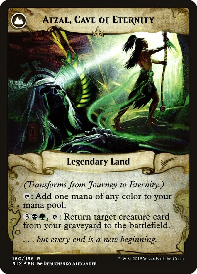 Journey to Eternity // Atzal, Cave of Eternity [Rivals of Ixalan Prerelease Promos] Magic: The Gathering