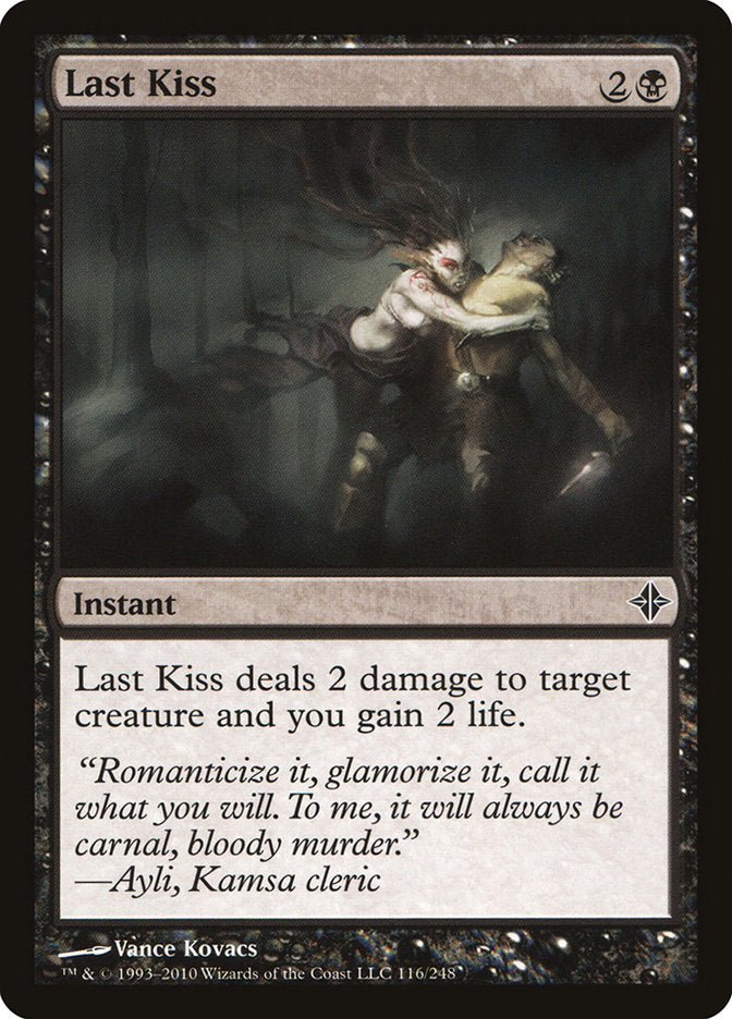 Last Kiss [Rise of the Eldrazi] Magic: The Gathering