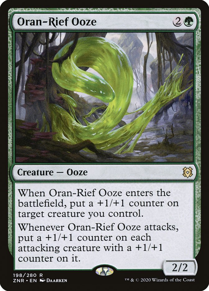Oran-Rief Ooze [Zendikar Rising] Magic: The Gathering