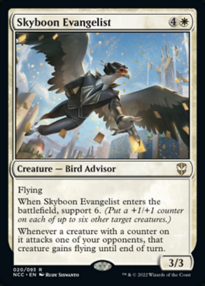 Skyboon Evangelist [Streets of New Capenna Commander] Magic: The Gathering