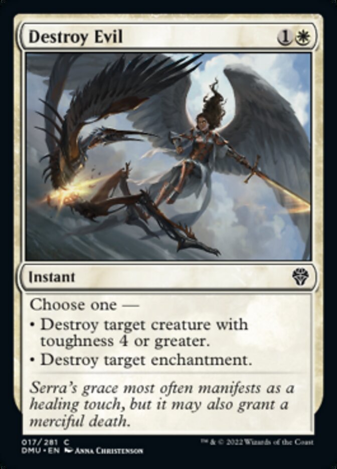 Destroy Evil [Dominaria United] Magic: The Gathering