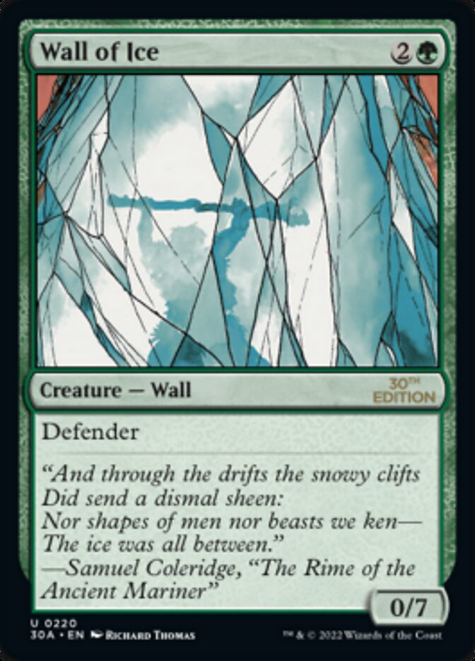 Wall of Ice [30th Anniversary Edition] Magic: The Gathering