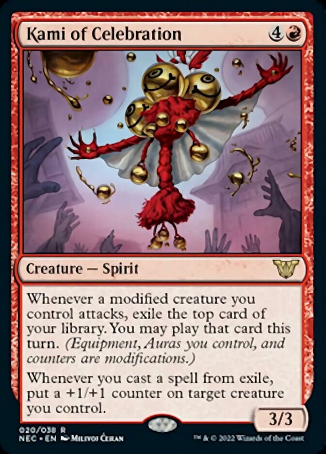 Kami of Celebration [Kamigawa: Neon Dynasty Commander] Magic: The Gathering