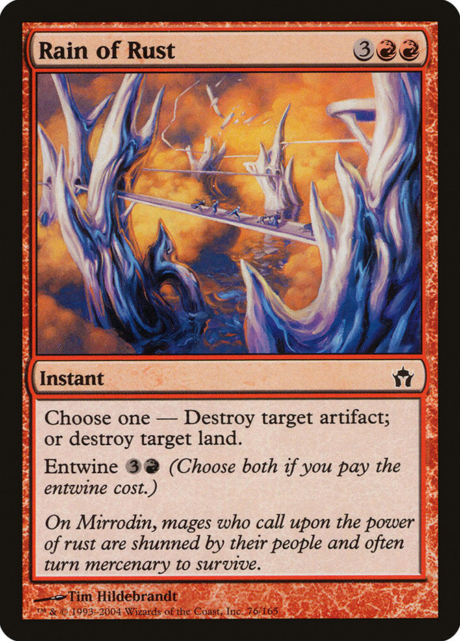 Rain of Rust [Fifth Dawn] Magic: The Gathering