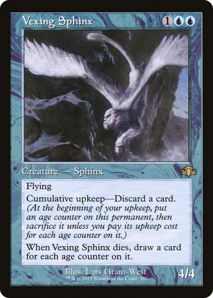 Vexing Sphinx (Retro) [Dominaria Remastered] Magic: The Gathering