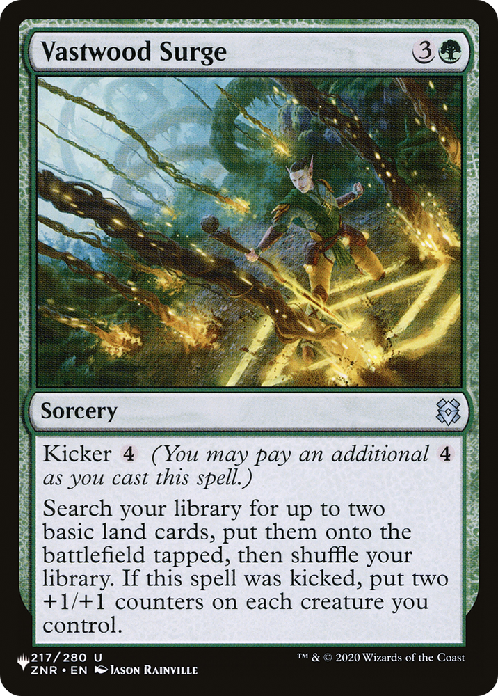 Vastwood Surge [The List] Magic: The Gathering