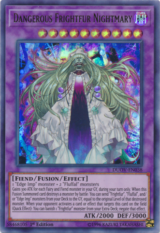 Dangerous Frightfur Nightmary [DUOV-EN038] Ultra Rare - Yugioh Cards For Your TCG Needs!