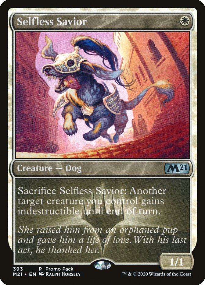 Selfless Savior (Promo Pack) [Core Set 2021 Promos] Magic: The Gathering