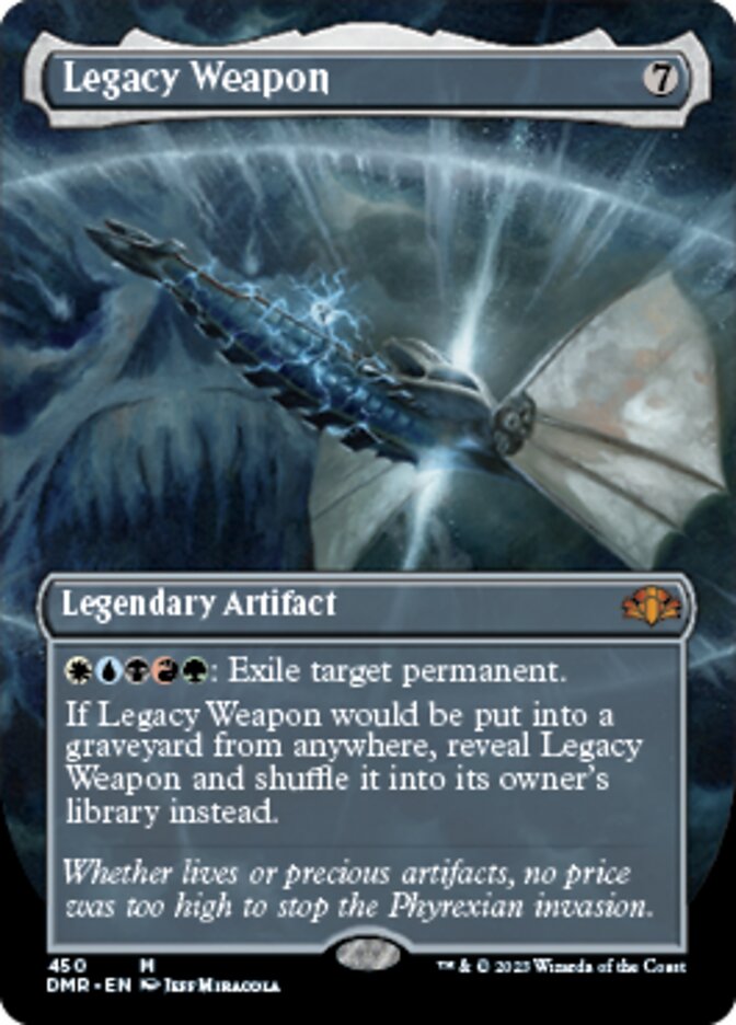 Legacy Weapon (Borderless Alternate Art) [Dominaria Remastered] Magic: The Gathering