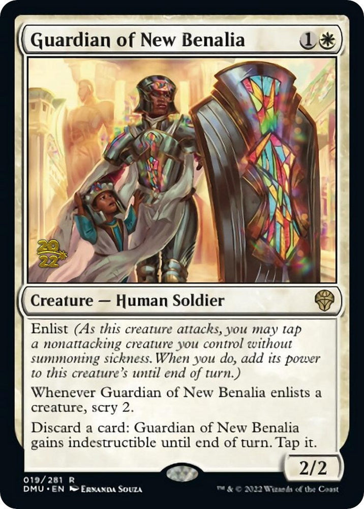 Guardian of New Benalia [Dominaria United Prerelease Promos] Magic: The Gathering