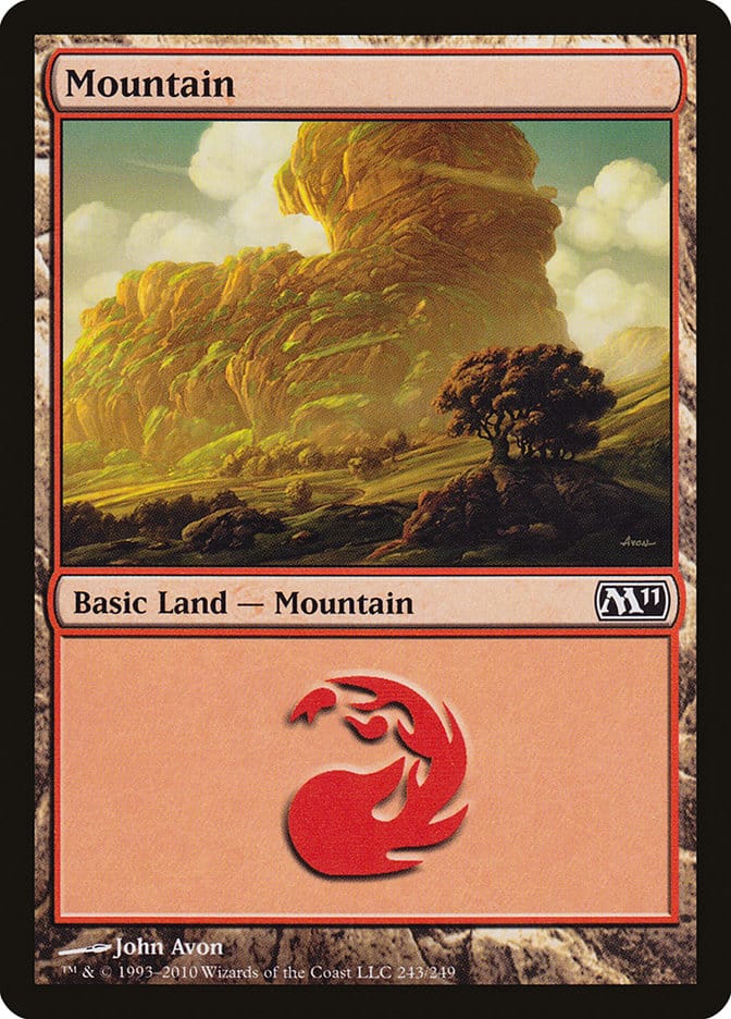Mountain (243) [Magic 2011] Magic: The Gathering