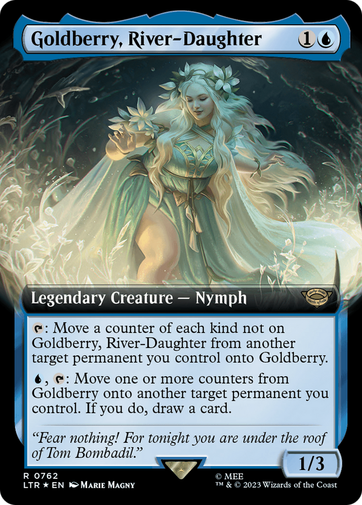Goldberry, River-Daughter (Extended Art) (Surge Foil) [The Lord of the Rings: Tales of Middle-Earth] Magic: The Gathering