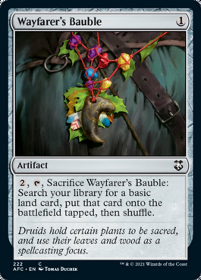 Wayfarer's Bauble [Dungeons & Dragons: Adventures in the Forgotten Realms Commander] Magic: The Gathering