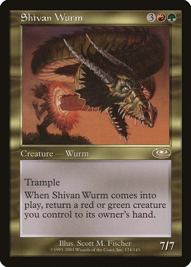 Shivan Wurm [Planeshift] Magic: The Gathering