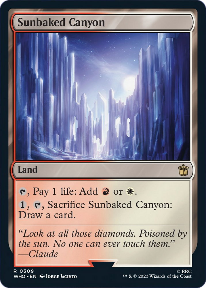 Sunbaked Canyon [Doctor Who] Magic: The Gathering