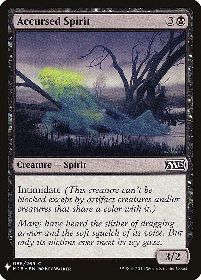 Accursed Spirit [Mystery Booster] Magic: The Gathering