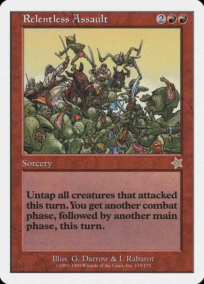 Relentless Assault [Starter 1999] Magic: The Gathering