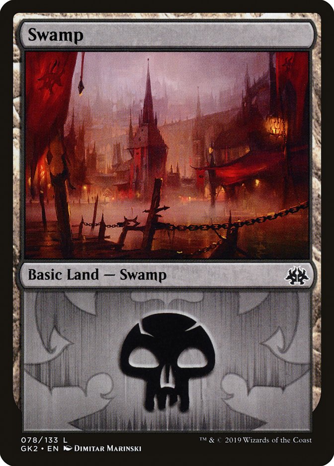 Swamp (78) [Ravnica Allegiance Guild Kit] Magic: The Gathering
