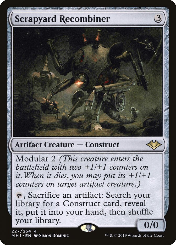 Scrapyard Recombiner [Modern Horizons] Magic: The Gathering
