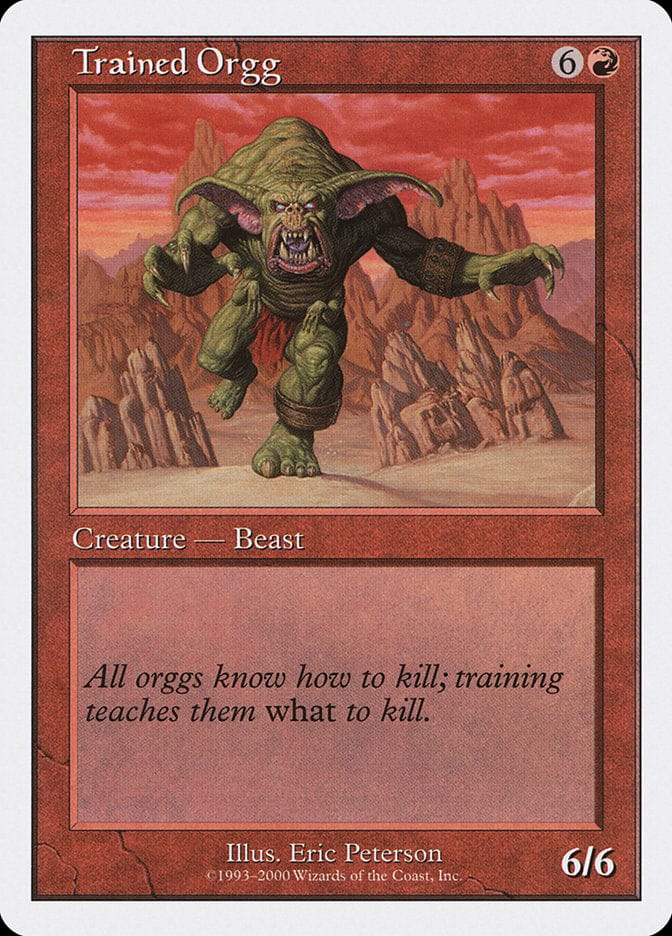 Trained Orgg [Starter 2000] Magic: The Gathering