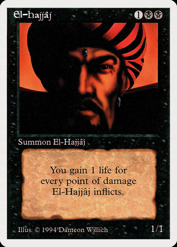 El-Hajjaj [Summer Magic / Edgar] Magic: The Gathering