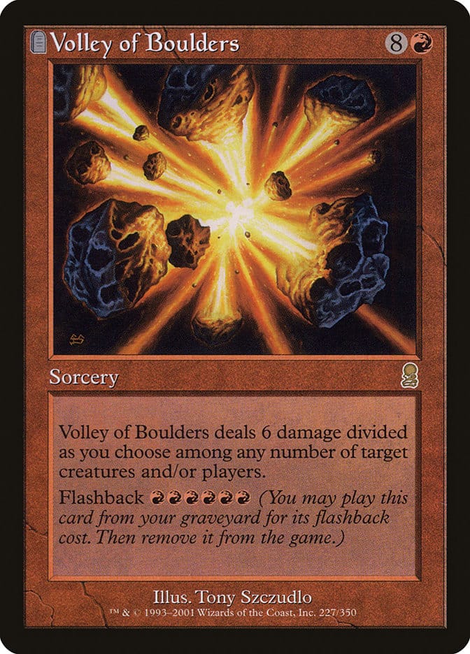 Volley of Boulders [Odyssey] Magic: The Gathering