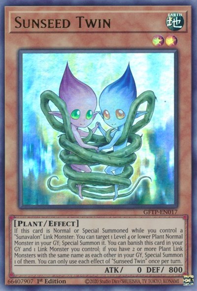 Sunseed Twin [GFTP-EN017] Ultra Rare - Yugioh Cards For Your TCG Needs!