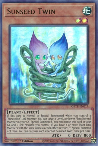Sunseed Twin [GFTP-EN017] Ultra Rare - Yugioh Cards For Your TCG Needs!
