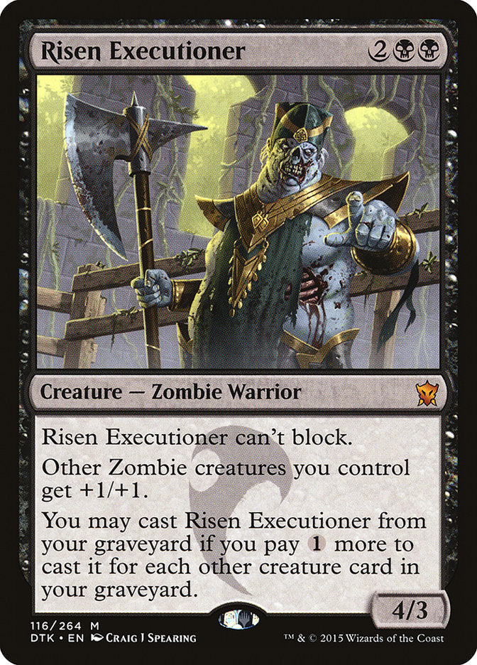 Risen Executioner [Dragons of Tarkir] Magic: The Gathering