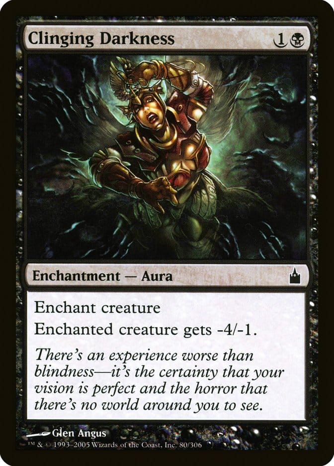 Clinging Darkness [Ravnica: City of Guilds] Magic: The Gathering