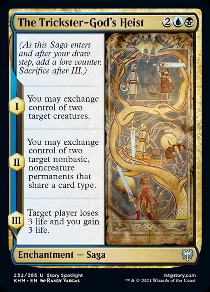 The Trickster-God's Heist [Kaldheim] Magic: The Gathering