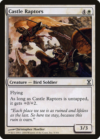 Castle Raptors [Time Spiral] Magic: The Gathering