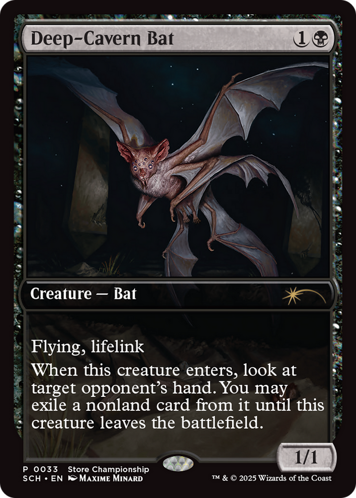 Deep-Cavern Bat [Store Championships 2025] Magic: The Gathering