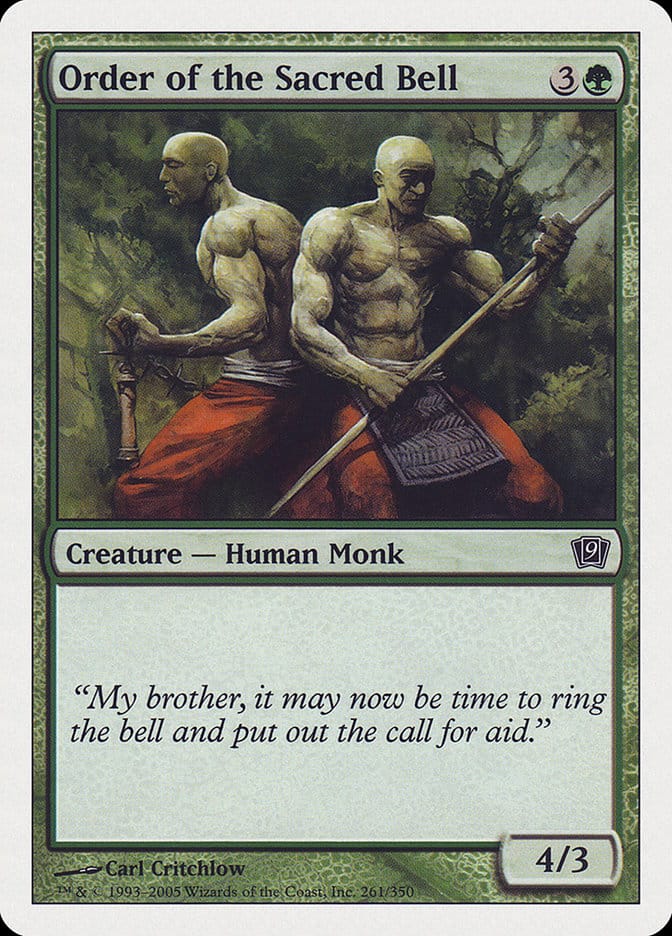 Order of the Sacred Bell [Ninth Edition] Magic: The Gathering