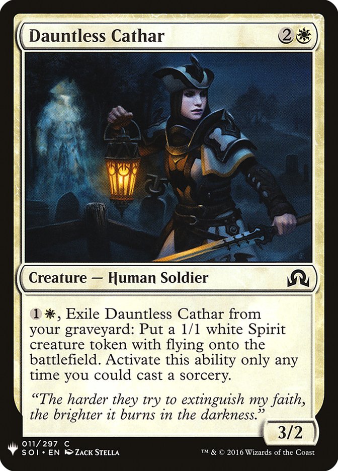 Dauntless Cathar [Mystery Booster] Magic: The Gathering