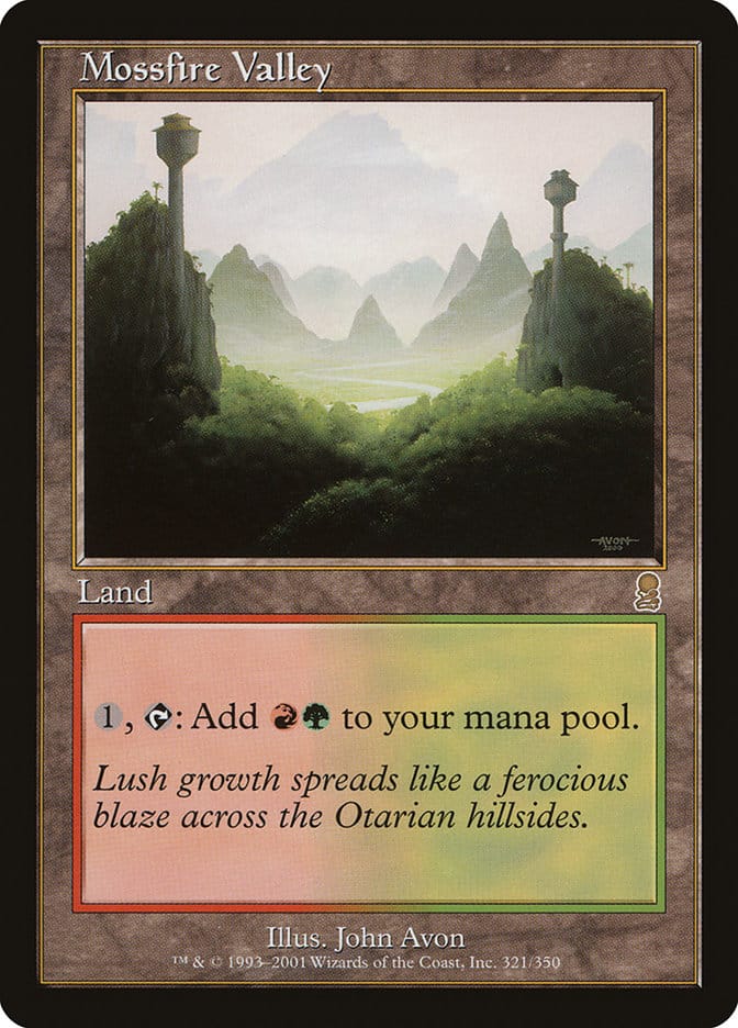 Mossfire Valley [Odyssey] Magic: The Gathering